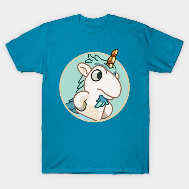 unicorse hole funny T-Shirt by frondorfelda